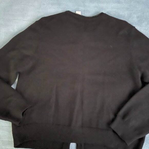 Liz Claiborne Collection Womens Merino Wool Cardigan Size Medium - Picture 2 of 3